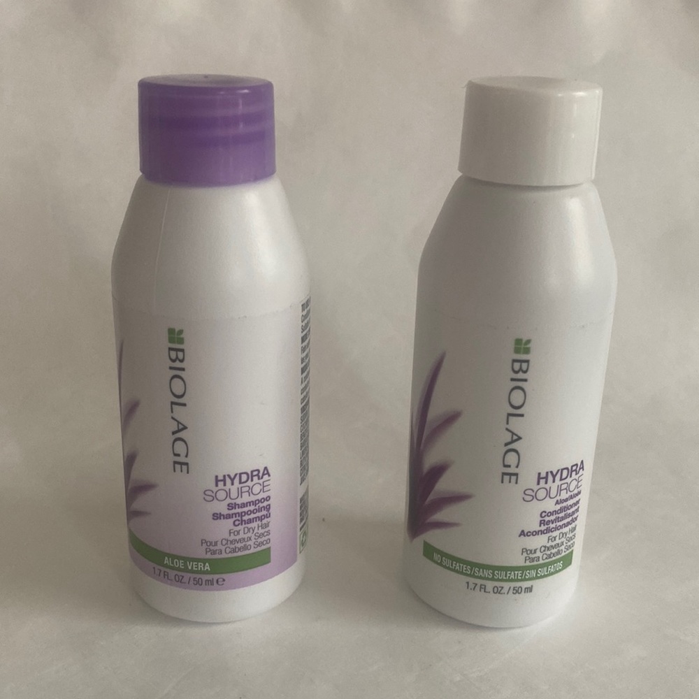 BIOLAGE Hydra Source Shampoo & Conditioner 1.7oz ea